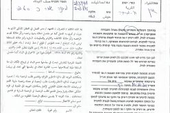 Halt of work notices for 4 Houses in Aj-Juwaya east Yatta / Hebron governorate