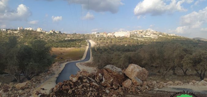 The Israeli Occupation Issued a Demolition Notice for a Main Road in Ya’bad