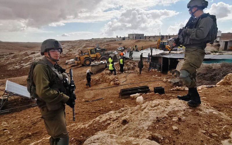 The Occupation Demolished Residential and Agricultural Structures in Masafer Yatta / South Hebron