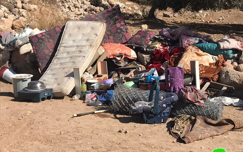 The Occupation Demolished Residential and Agricultural structures East Idhna / West Hebron