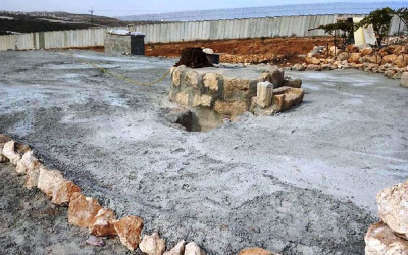 Halt of Work Notices for an Electricity Network and a Cistern in Deir Samit / West Hebron