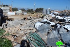 Demolition of a Shop in Haris village Salfit Governorate