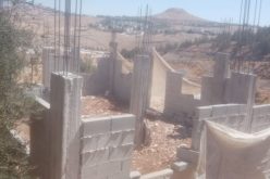 The Israeli Occupation Forces Demolished an Under Construction House in Janatah / Bethlehem Governorate
