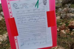Eviction Notice for a plot in “Khallet Hassan” area / Salfit Governorate