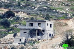 الاحتلال يصدر أمراً بهدم منزل عائلة مشارقة في قرية المجد جنوب غرب الخليل