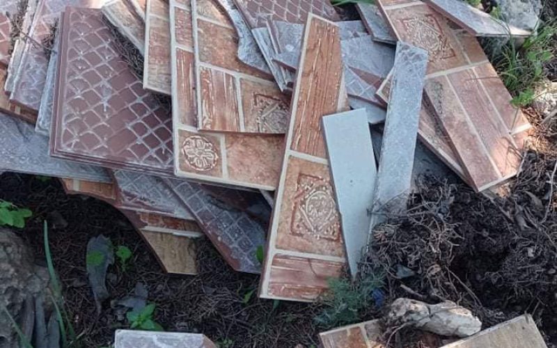 Illegal Colonists Destroy Agricultural Structures in Kafr Ad-Dik / Salfit Governorate