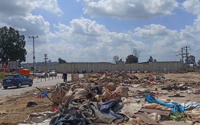 The Occupation Demolished Kiosks in Irtah village /West Tulkarm