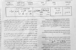 إخطارات بوقف العمل في منزل وشبكة كهرباء بقرية التواني شرق يطا بمحافظة الخليل