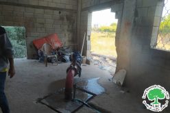 Destruction of parts of an artesian well in Ras Atiya village / Qalqilya governorate