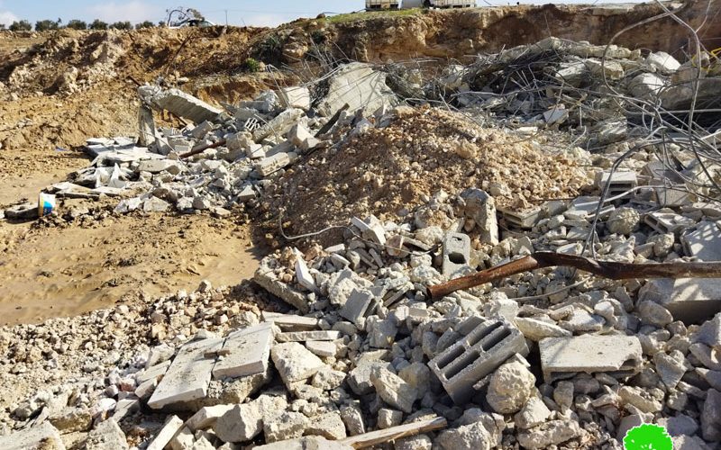 The Occupation Demolished Several Structures East Yatta / Hebron Governorate