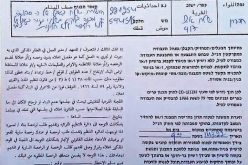 Notifications for the demolition and removal of 3 houses in the village of “Umm Qassa” in the Yatta badia, south of Hebron