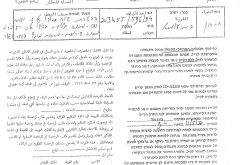 Notices to stop work in houses and a paved road in the village of Abu Zanakh, south of Hebron