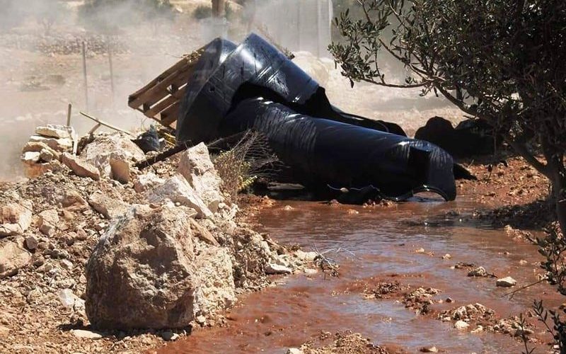 The Israeli occupation authorities bulldozed lands in the village of Birin, south of Hebron