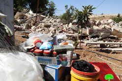 الاحتلال يهدم منزل ومنشآت مائية في” واد الأعور” جنوب الخليل
