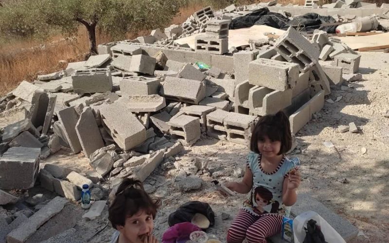 The Israeli Occupation Demolished an Agricultural Room in Kafr Ad-Dik town / Salfit Governorate