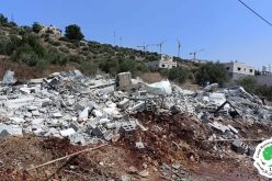 Demolition of a ready-to-move-in house in the town of Kafr ad-Dik / Salfit Governorate