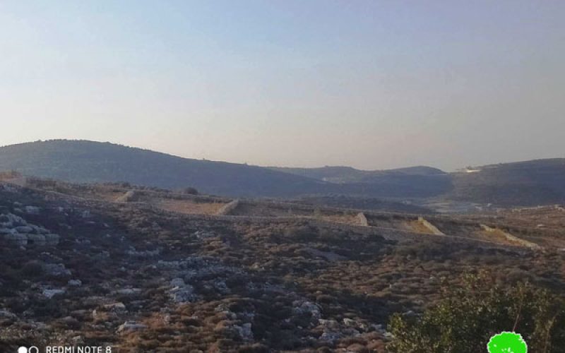 Demolition Notice target Retaining Walls in ‘Azzun ‘Atma village / Qalqilya Governorate