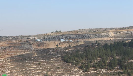 <strong>الاحتلال يهدم ويدمر غرف زراعية في بلدة نحالين بمحافظة بيت لحم</strong>