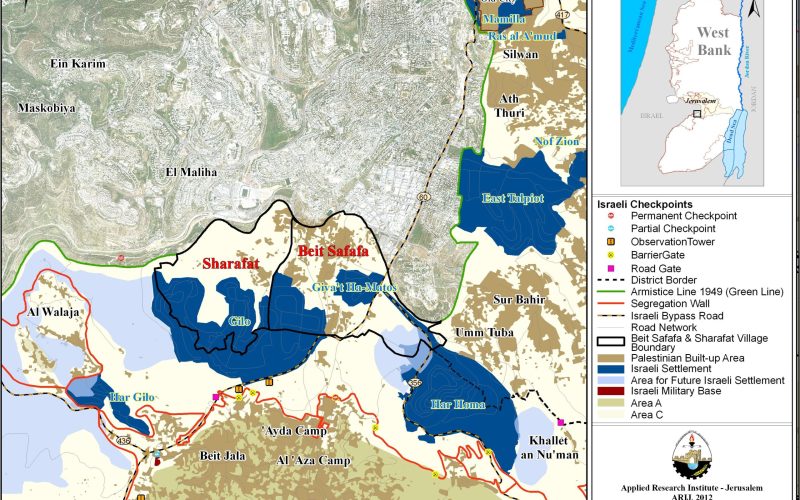 The Geopolitical Staus of Beit Safafa Town