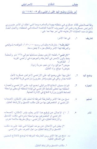 “Security barrier” confiscates and separates more of Palestinian land around Tene settlement