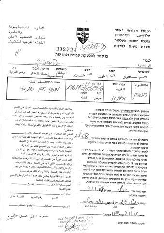 Impact of the Segregation Wall on Jalbun village – Jenin Governorate