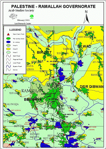 Isolation Policy Implemented By Israeli Army in the Occupied Territories … The Case of Ramallah and Al Bireh Districts