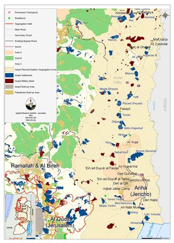 Al ‘Auja village between the Jaws of the Israeli Occupation !