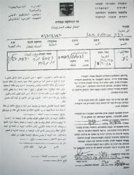 Halt–construction warnings against a number of Palestinian houses and stores in Haris Village