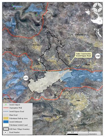 New Israeli “Security” Road carves up the lands of Kifl Haris village