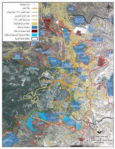 مخطط القطار السريع في مدينة القدس المحتلة
