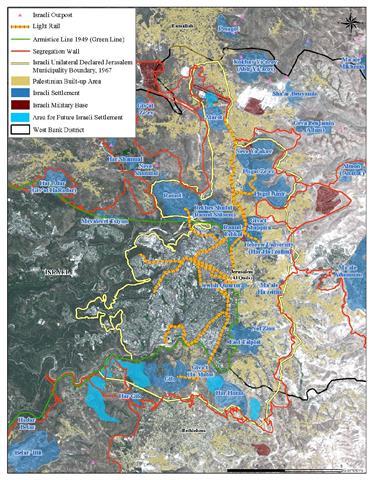 La toile d’araignée du  réseau ferroviaire israélien, un piège pour l’Etat Palestinien escompté
