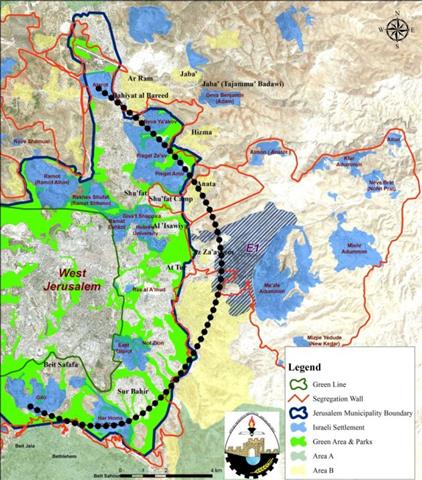 “Chronic Geo-Political Disorder”  Camouflaged Israeli identified “Green Areas” in Jerusalem pave the way toward more Settlement Expansion