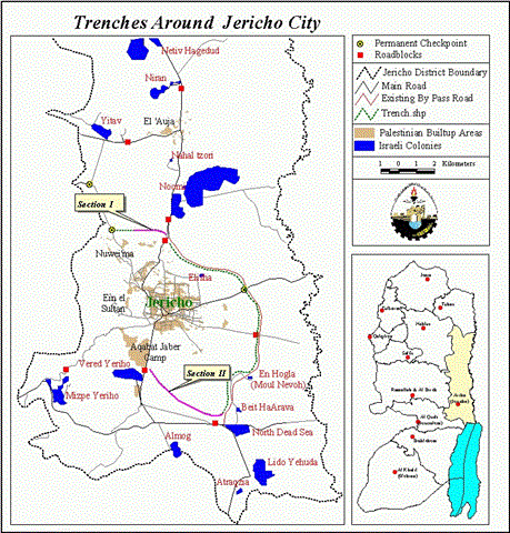 The Tightening of the Siege on Jericho: Israel Employs a New Policy of Trench Digging