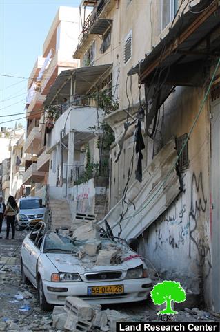 Land Research Center :  exploding the residence of Martyr Abdurrahman  Shaloudi in Silwan is a part of  the collective punishment policy on Jerusalemites