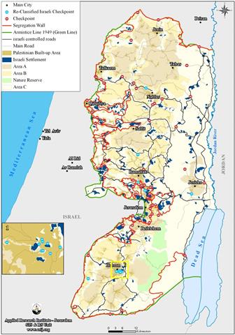 Israeli re-classifies the Status of Israeli Checkpoints in the Occupied Palestinian Territory
