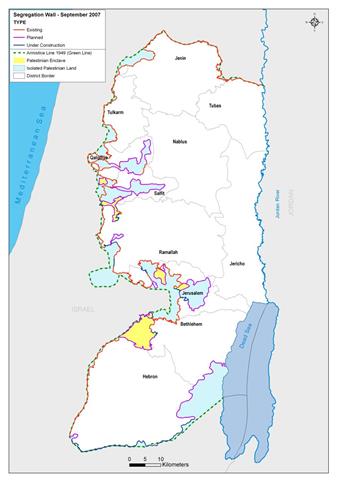 لماذا هو جدار حدودي- توسعي وليس امني كما يدعون؟؟؟