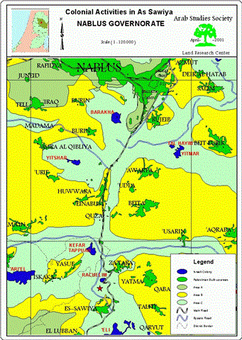 Israeli Colonial Activity in Al Sawiyah Village, Nablus