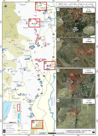 Series of Demolition Orders in Several parts in the Northern Jordan Valley