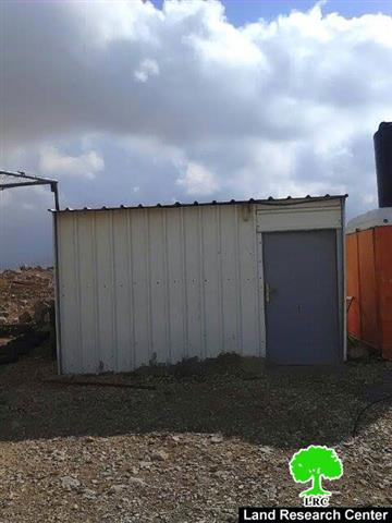Stop work orders on residences in Khirbet Umm al-Khair