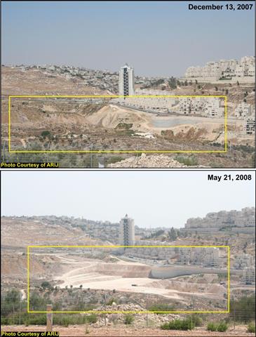 فلسطينيو مدينة بيت لحم يشهدون توسعات استيطانية على حساب أراضيهم بالقرب من مستوطنة أبو غنيم “هار حوما”