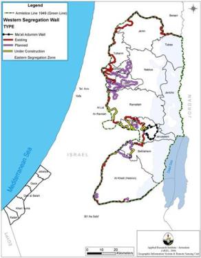 It Will Take One More Year Because of Legal & Environmental Obstacles  ” The Construction of the Israeli Apartheid Segregation Wall will be completed by 2010