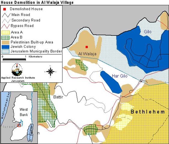 Another House Demolition in Al Walaja