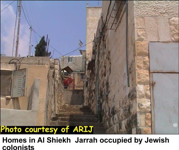 Homeless in front of their homes