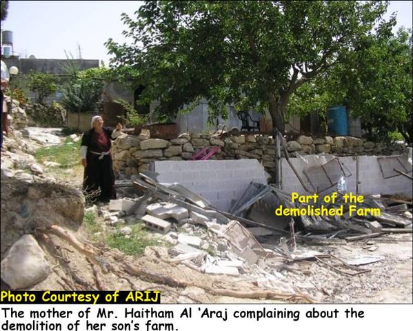 Israeli house demolition campaigns continue against residents of Al Walajeh Village