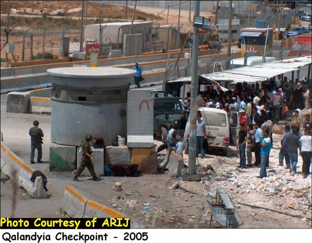Fortifying Crossings in the West Bank ” The Case of Qalandyia “