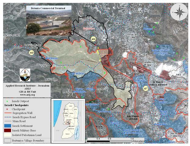 Betunia: A Palestinian Community Victimized by the Israeli Colonization Activities