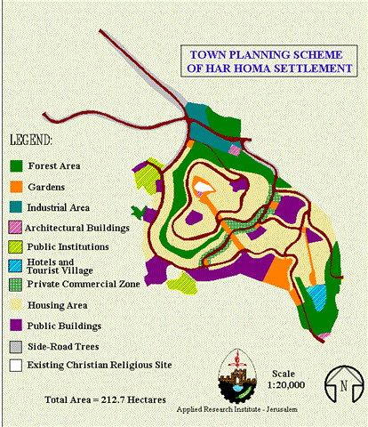 The Har Homa Settlement and the Uprooting of Abu Ghnaim Forest