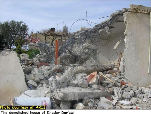 ARIJ records house demolition in An Nu’man Village, East of Beit Sahour !!