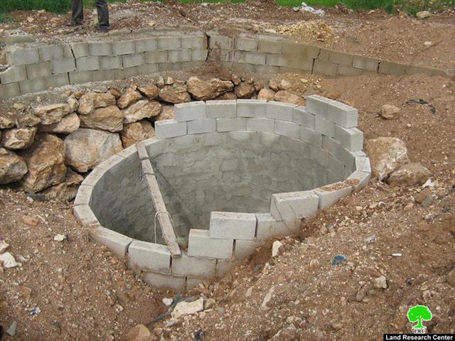 Israeli Notices to stop work on agricultural facilities in Al Baluta Valley west of Idhna town