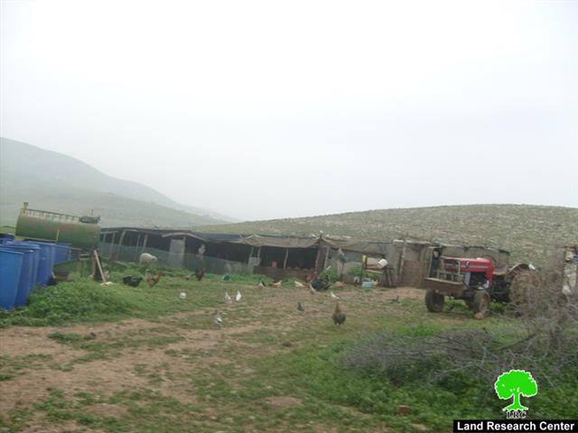 إخطار أصحاب 55 منشأة سكنية وزراعية  بالرحيل في الأغوار الشمالية